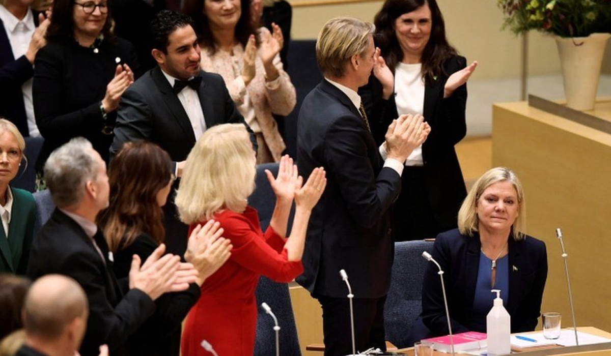 Sweden's first female PM resigns hours after appointment